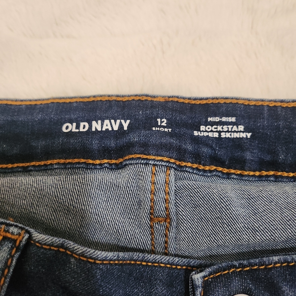 OLD NAVY ROCKSTAR MID RISE JEANS **Last call** - Picture 7 of 12